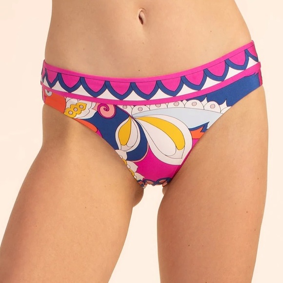 Trina Turk Sevilla Hipster Bikini Bottoms Swim Floral Print NEW - Picture 1 of 4